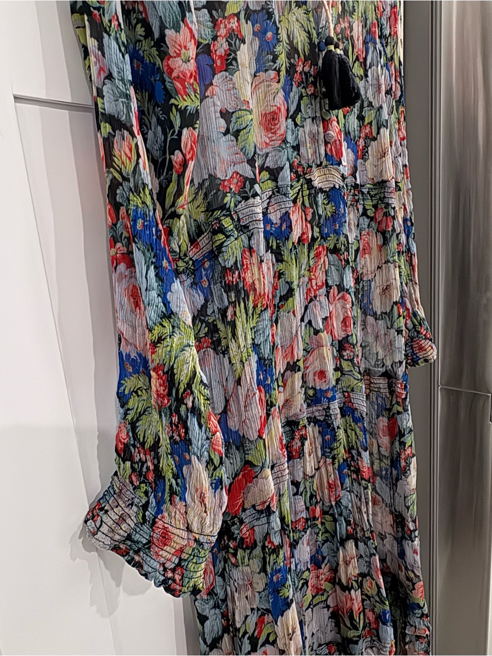 Anthropologie The Marais Printed Chiffon Maxi Dress - Picture 8 of 16